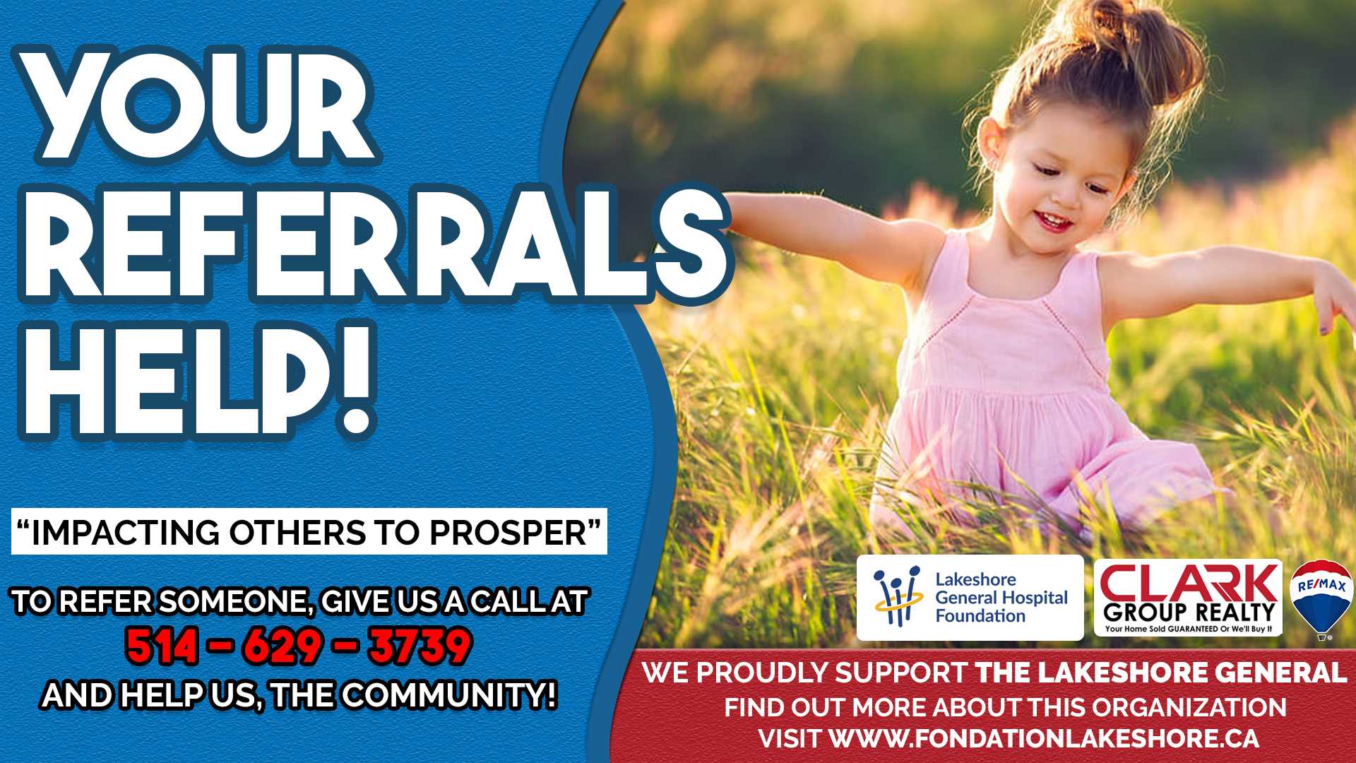 Your referrals really do help the community!